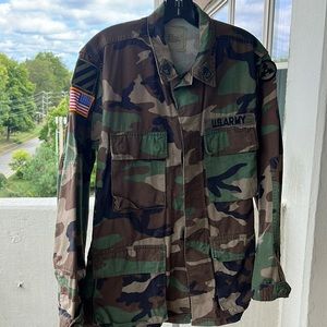 Vintage Army Camo Jacket